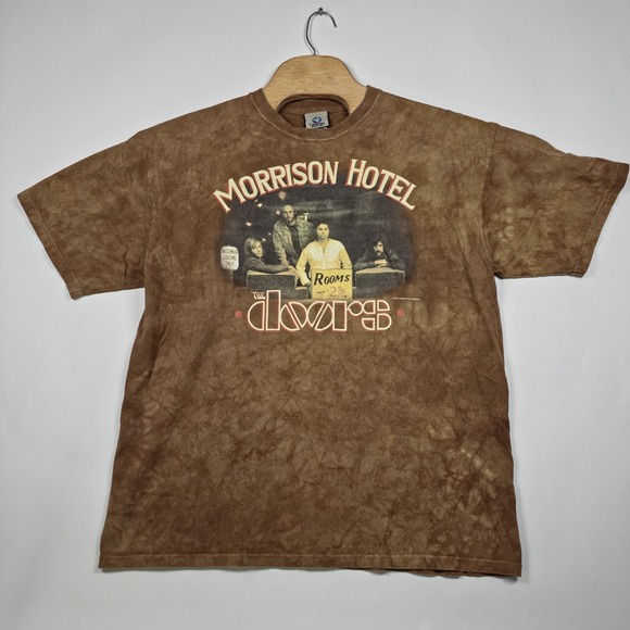 Liquid Blue Other - The Doors Shirt Mens XL Morrison Hotel Liquid Blue Tie Dye Brown Vintage 2002 Te